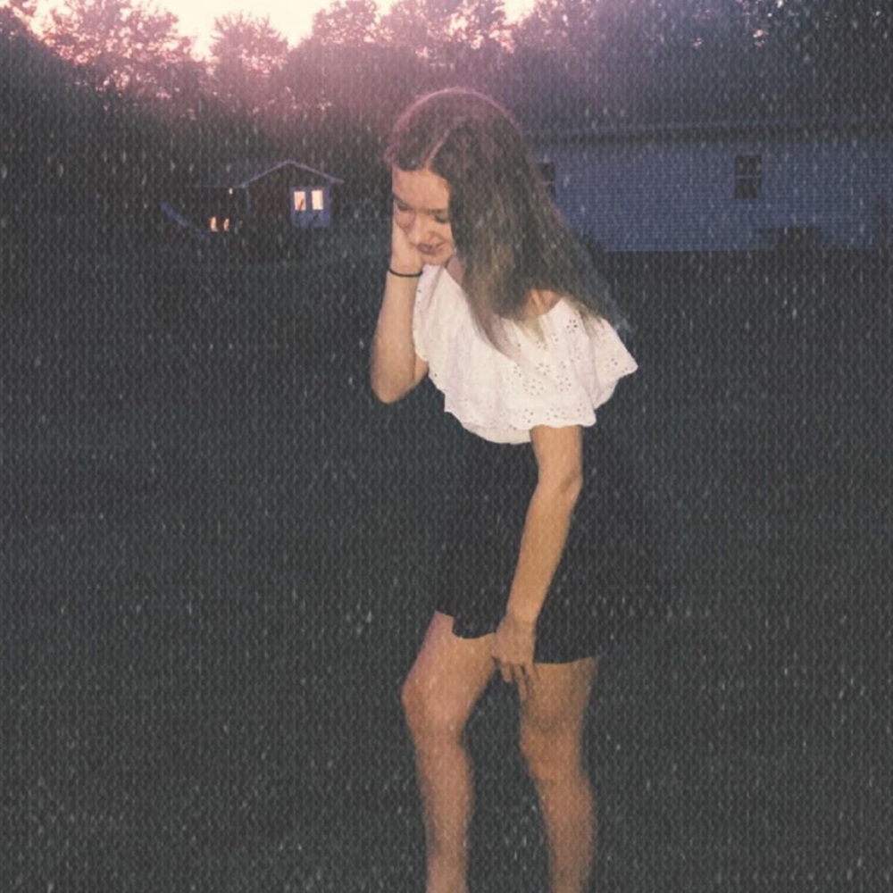 White, off the shoulder, cropped summer shirt